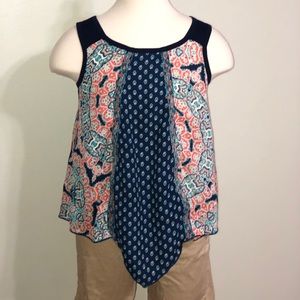 **CLOSEOUT**  Girls sleeveless handkerchief blouse